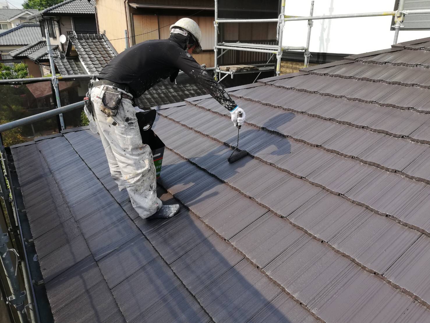 鳥栖市外壁屋根塗り替えで遮熱シリコン塗装 みやき町屋根塗り替えでフッソ樹脂塗装 佐賀市外壁塗り替えでシーリング工事を行いました Veシステムズ プロタイムズ佐賀駅前店